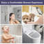 Pomme de douche double avec douchette-94621060