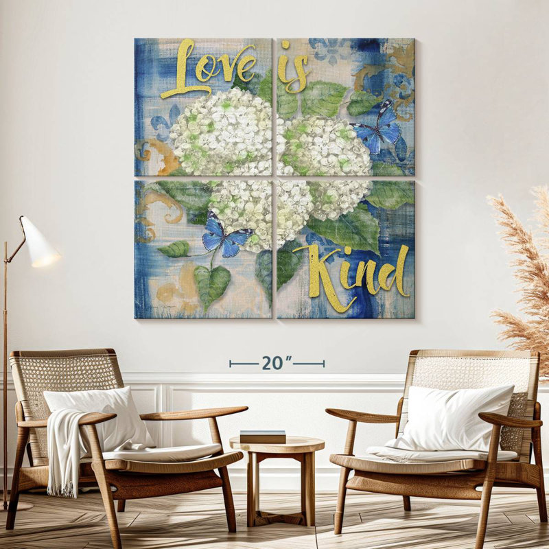 Harnek Love Is Kind, 57" H x 57" W