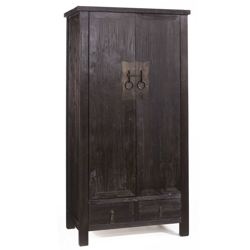 Grandbrook 2 Door Solid Wood Wardrobe