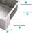 30 Inch Deep Kitchen Sink - Stainless Steel, 16 Gauge, With R10 Rounded Corners And Condensation Coating 30" In Steel 21"X10", Efficient Water Drainage Pad-121565630