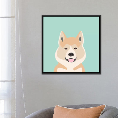 Akita, impression sur toile tendue
