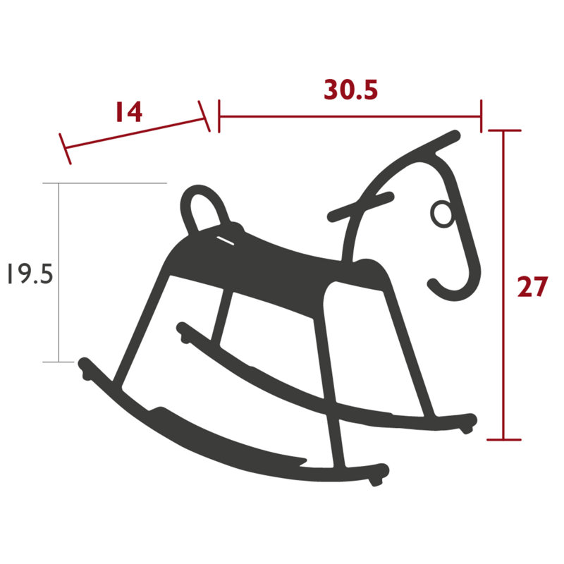 Cheval à bascule Adada, Pain d'épices