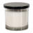 Boho Glass Scented Candle - 4" Aromatherapy Wax in Orange, Blue & Black for Home & Office.