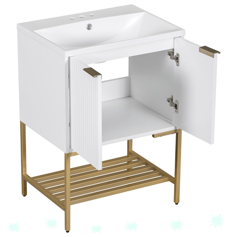 Meuble-lavabo avec lavabo, meuble-lavabo