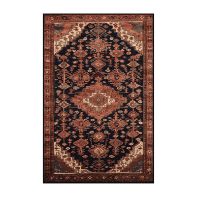 Machine Washable Turkish Brown Area Rug