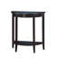Black Finish Console Table