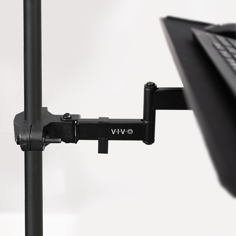 Support pour mât noir Vivo pouvant supporter jusqu'à 2,2 lb