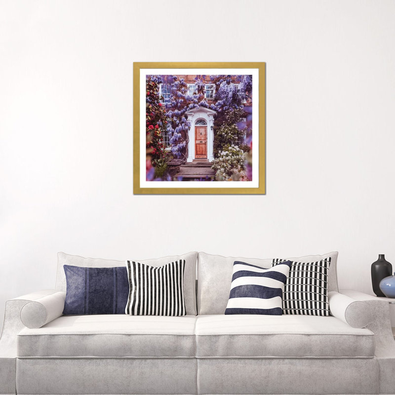 Le London Spring par Hobopeeba-reproduction de photo, H 24 po x l 24 po x p 1 po, Papier encadré doré, Blanc