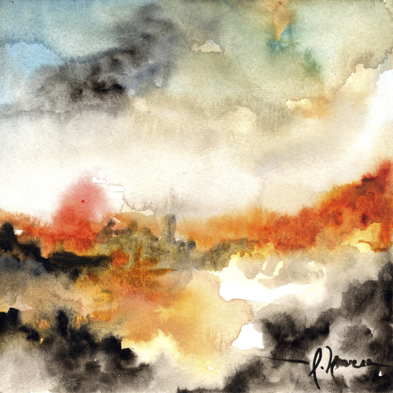 " Acuarela I " by Leticia Herrera, 20" H x 20" W