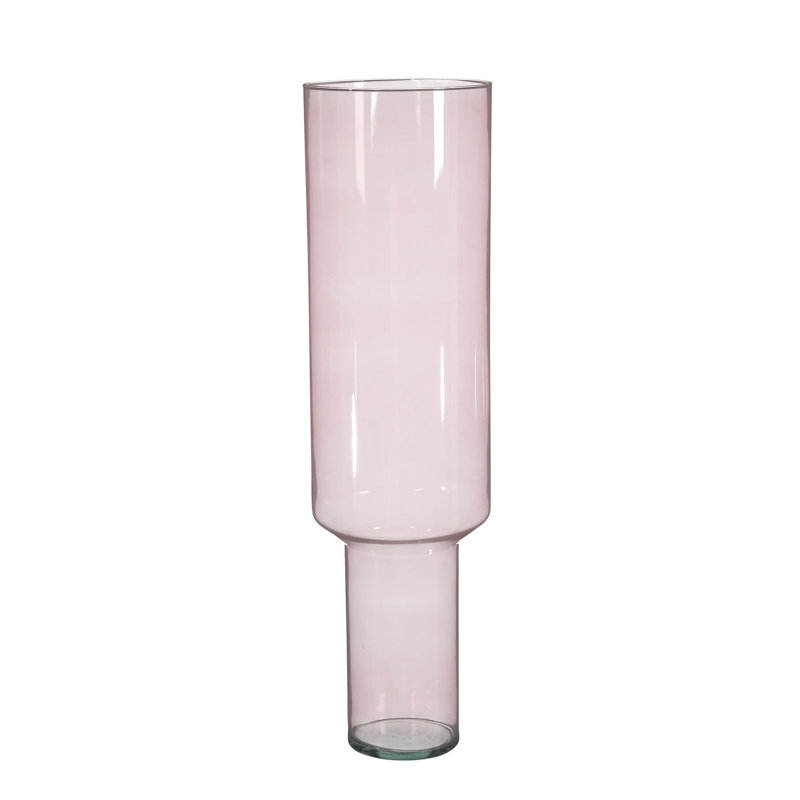 Alisah Glass Table Vase, Pink