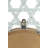 Round 2-Tone Lattice Metal Framed Wall Mirror-379756241