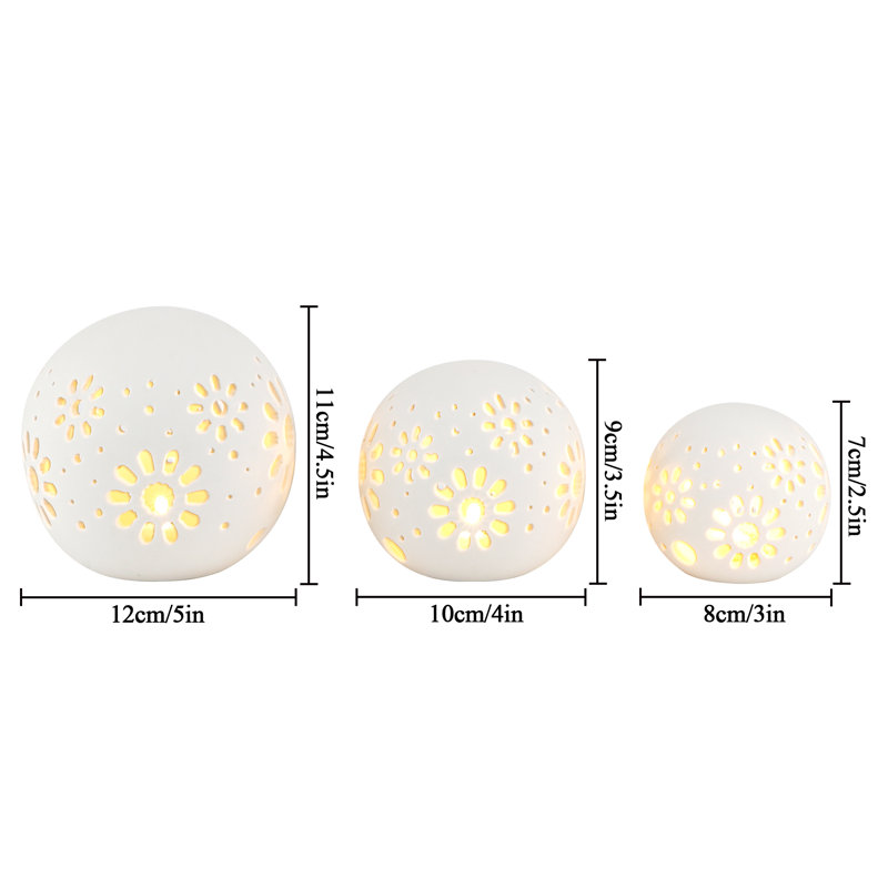 Ceramic / Porcelain Freestanding No Holiday Outdoor Decoration