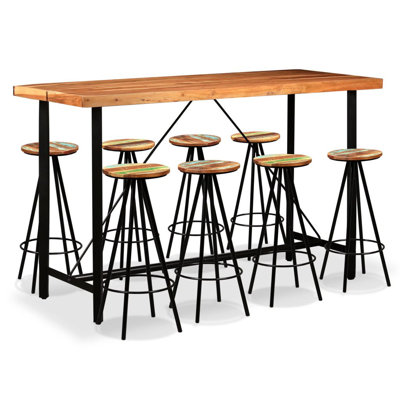 Adonis 9 Piece Pub Table Set