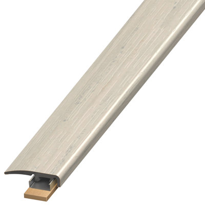 Plastique 0,31 po d'épaisseur 1,38 po de largeur 94 po Seuil / Embout