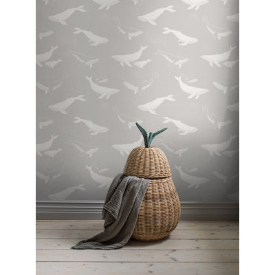 Papier peint baleines Borástapeter