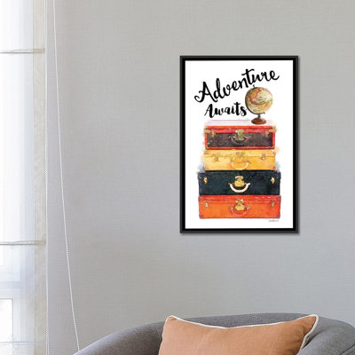 Reproduction d'art sur toile «L bond Stack Adventure Awaits»