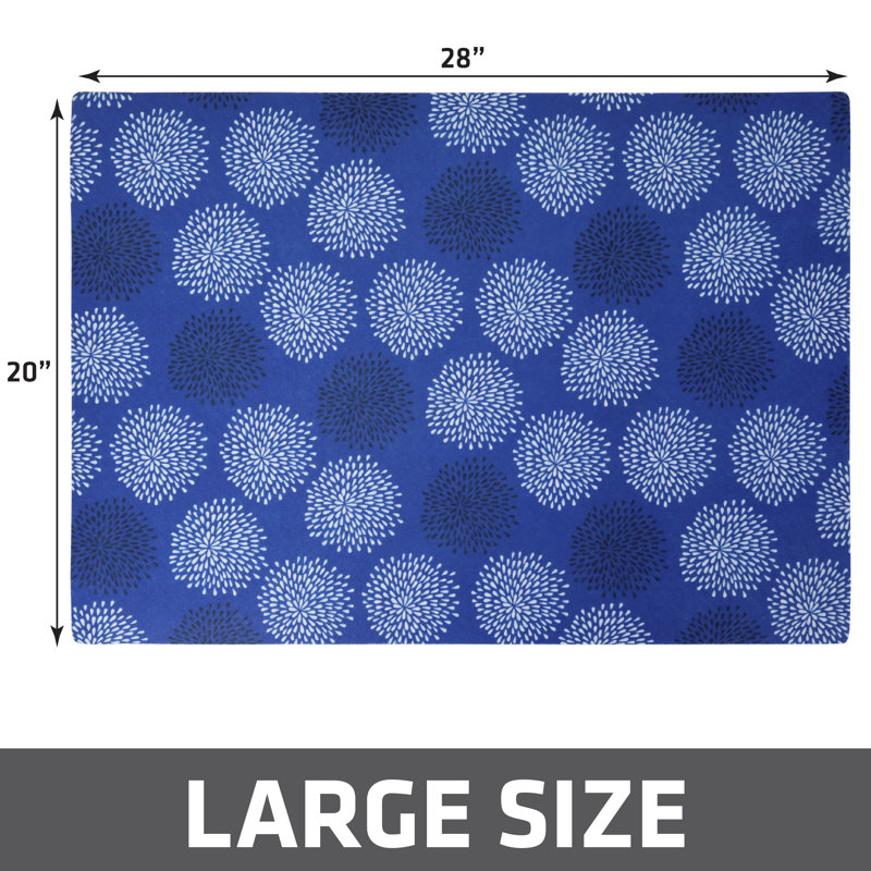 Good Medicine Blue Medium Waterproof Cat Litter Mat