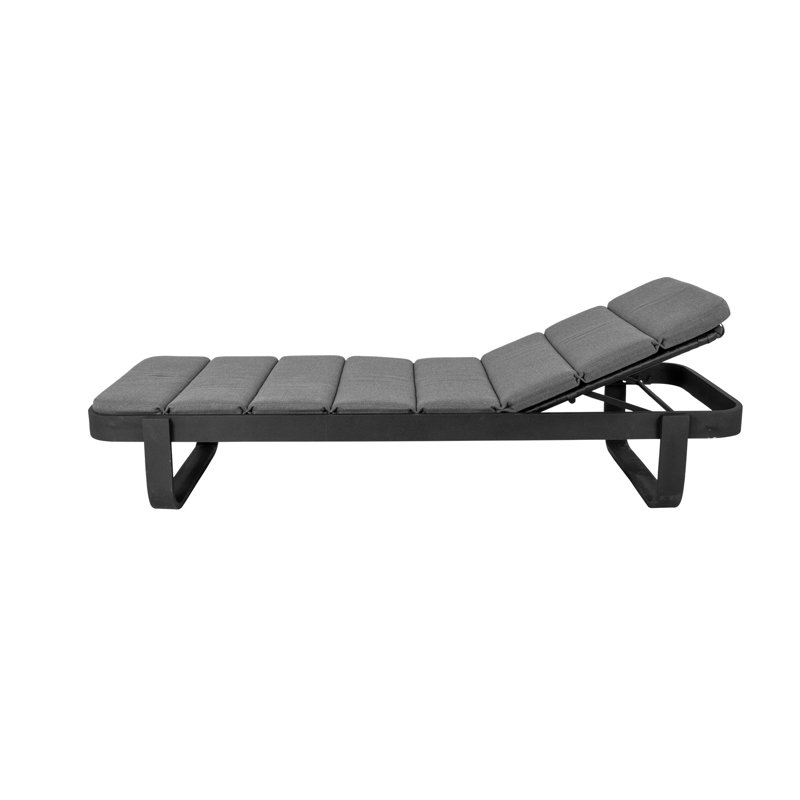Cut 78" Long Reclining Single Chaise with Cushions