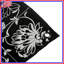 Tapisserie murale blanche à motif floral - Décoration murale florale-859603722