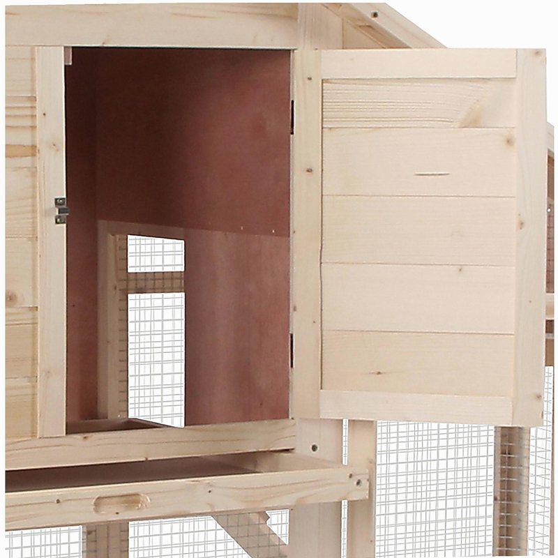 Cage à lapin, cage à lapin résistante aux intempéries, maison pour animaux spacieuse