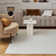 Carmel Modern Striped Cream Area Rug