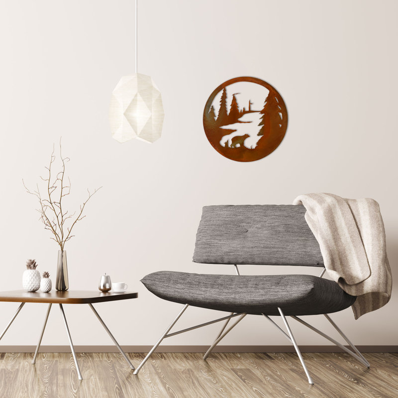 Cercle d'art mural Dugout Creek Designs, Rouille patinée