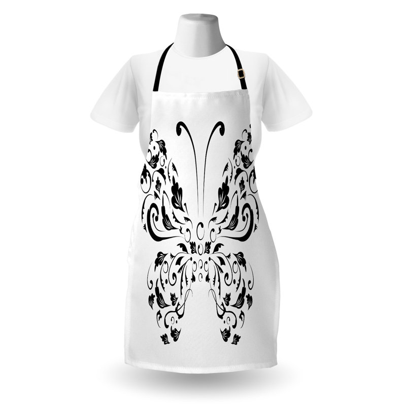 No Pattern Bib Apron