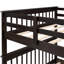 Lit superposé avec rangement pour escalier, solide et sécuritaire pour un dortoir de chambre à coucher avec des options pratiques