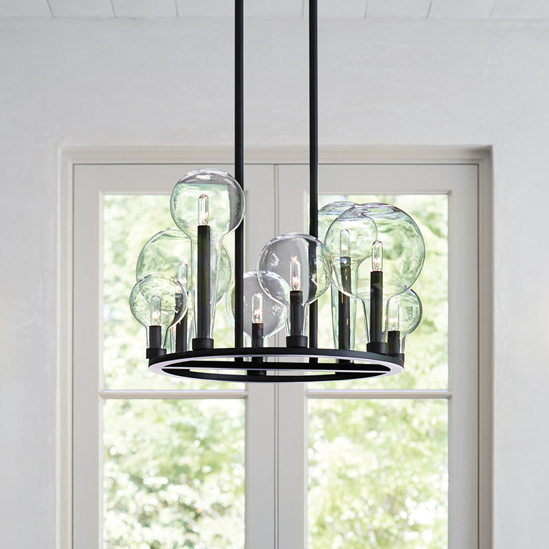 Alchemy 15 - Light Unique Wagon Wheel Chandelier