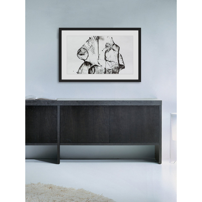« fluidité », reproduction d’art encadrée, H 20 po x l 30 po x P 1,5 po