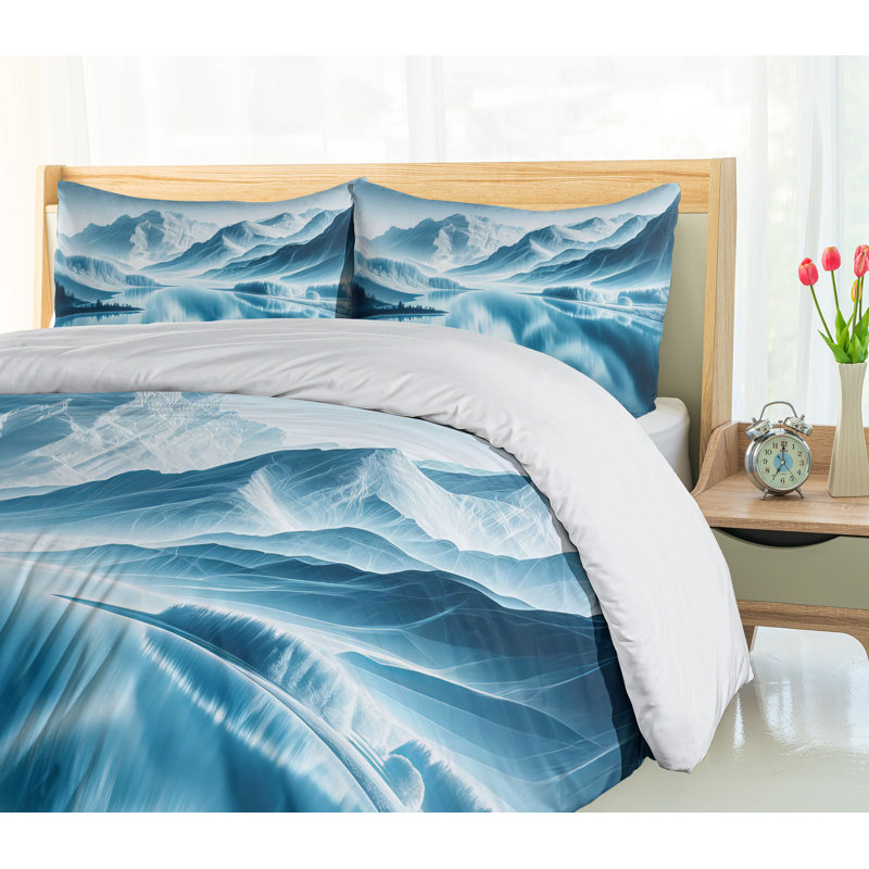 Lake Duvet Cover, King Duvet Cover + 2 Standard Shams