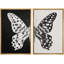 Art mural noir et blanc, images murales neutres modernes, impression sur toile encadrée 2 pièces, 16 x 24 x 2, 24 x 36 x 2-91069219-91069220