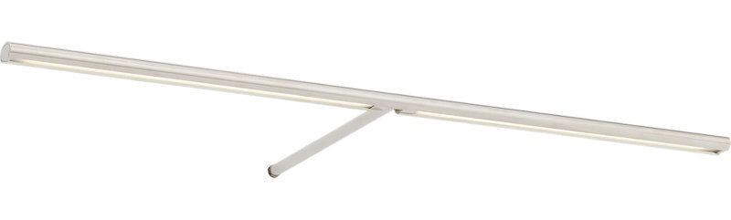Plural Dome Picture Light, 0.5" H x 24" W x 8.9" D, Polished Nickel, 17.4