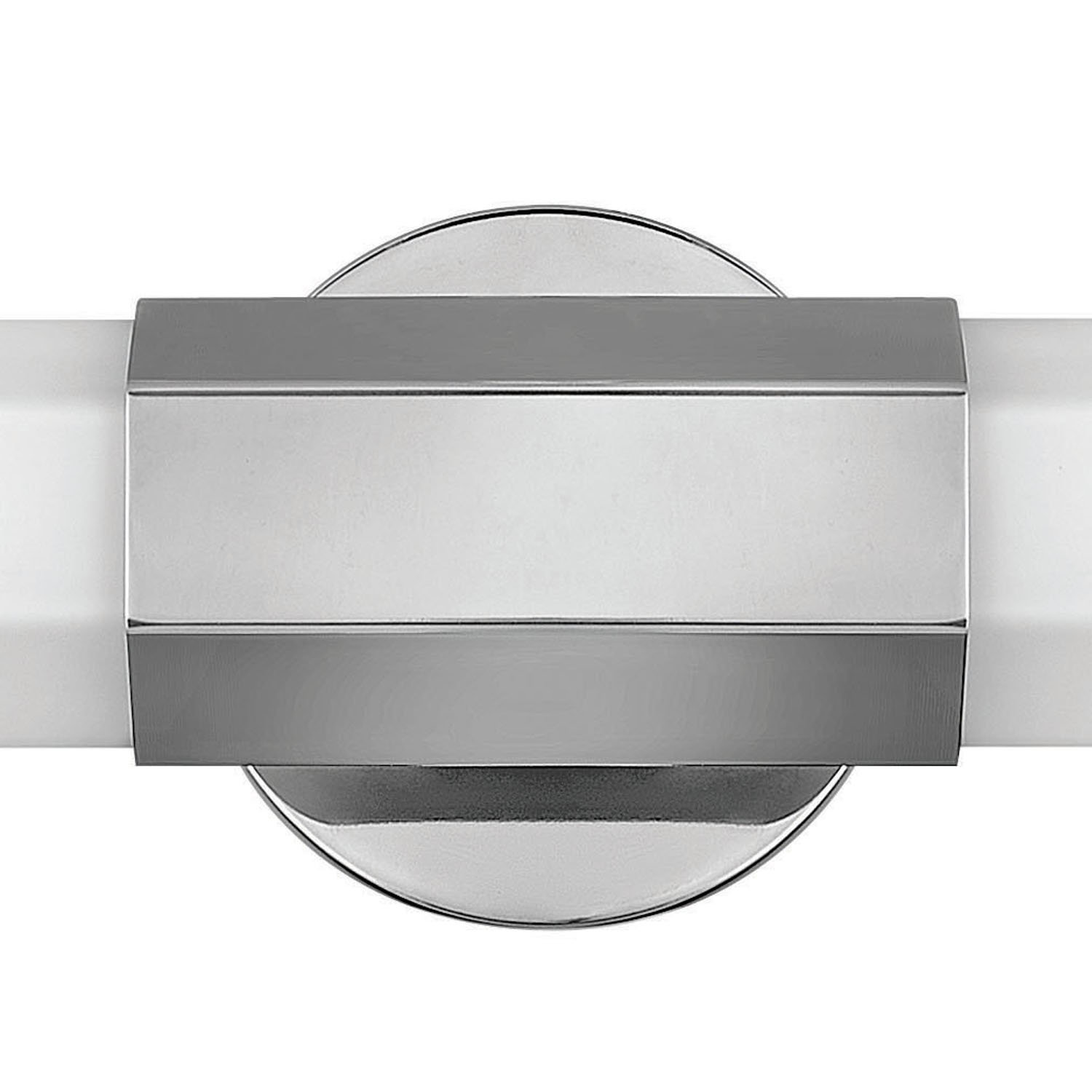 Belden Single Frosted Dimmable LED Bath Bar, Polished Nickel