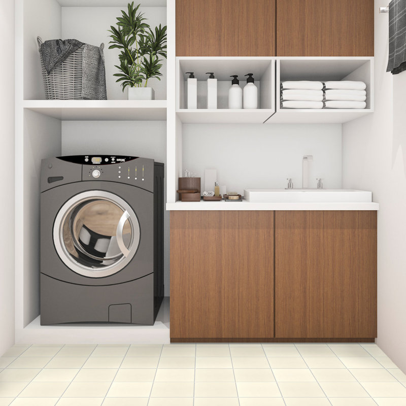 Solid 8" x 8" Cement Wall & Floor Tile, Aegean