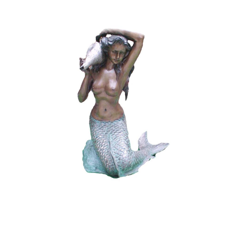 Bronze Mermaid Fountain Sculpture