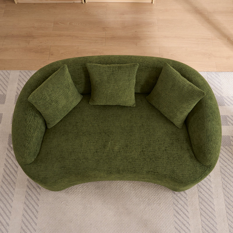 Causeuse Curved, Vert