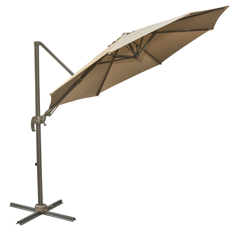 Breylee 300cm Cantilever Parasol, Brown