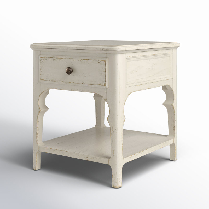 Alcy End Table With Storage