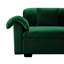 Fauteuil moelleux avec accoudoirs, velours avec fonction de rangement pour le salon et le velours
