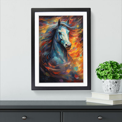 Horse Abstract - Framed Print
