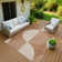 Machine Washable Indoor/Outdoor Houtz ACN2275 Geometric Rug