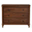 Commode Dametra à 3 tiroirs, brun noyer-965284600