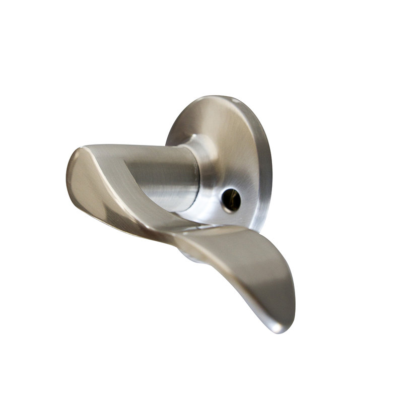 Levier de porte simple Stratford, Nickel satiné