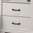 22"W White 2-Drawer Nightstand, Bedside Table with USB Charging Ports-626349620