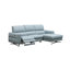 Canapé modulaire inclinable électrique en cuir Grain