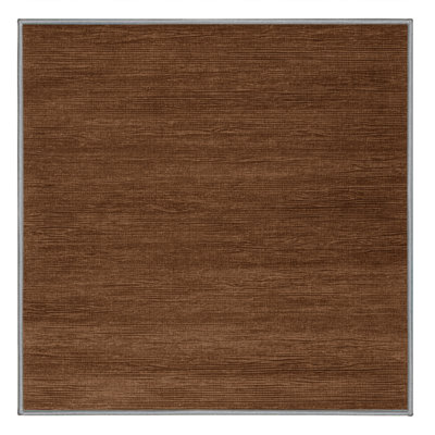 Machine Washable Solid Brown Area Rug