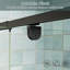 Porte de douche pivotante semi-encadrée de 96,5 à 106,7 cm (L) x 180,3 cm (H) avec verre trempé transparent de 6,35 mm (1/4 po).-107686609