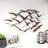 Gold Metal Bird Foiled Flying Home Wall Decor, 47" x 4" x 21"-1369060747