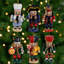 Professional Nutcracker Christmas Ornaments - 4" - Set Of 6 - Multicolor